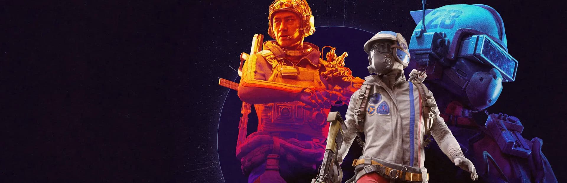 ARC Raiders key art: three raiders in colorful gear